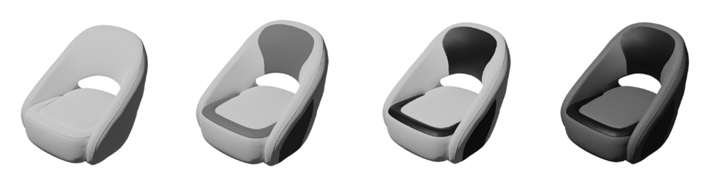 Caladesi Bucket Seat color options